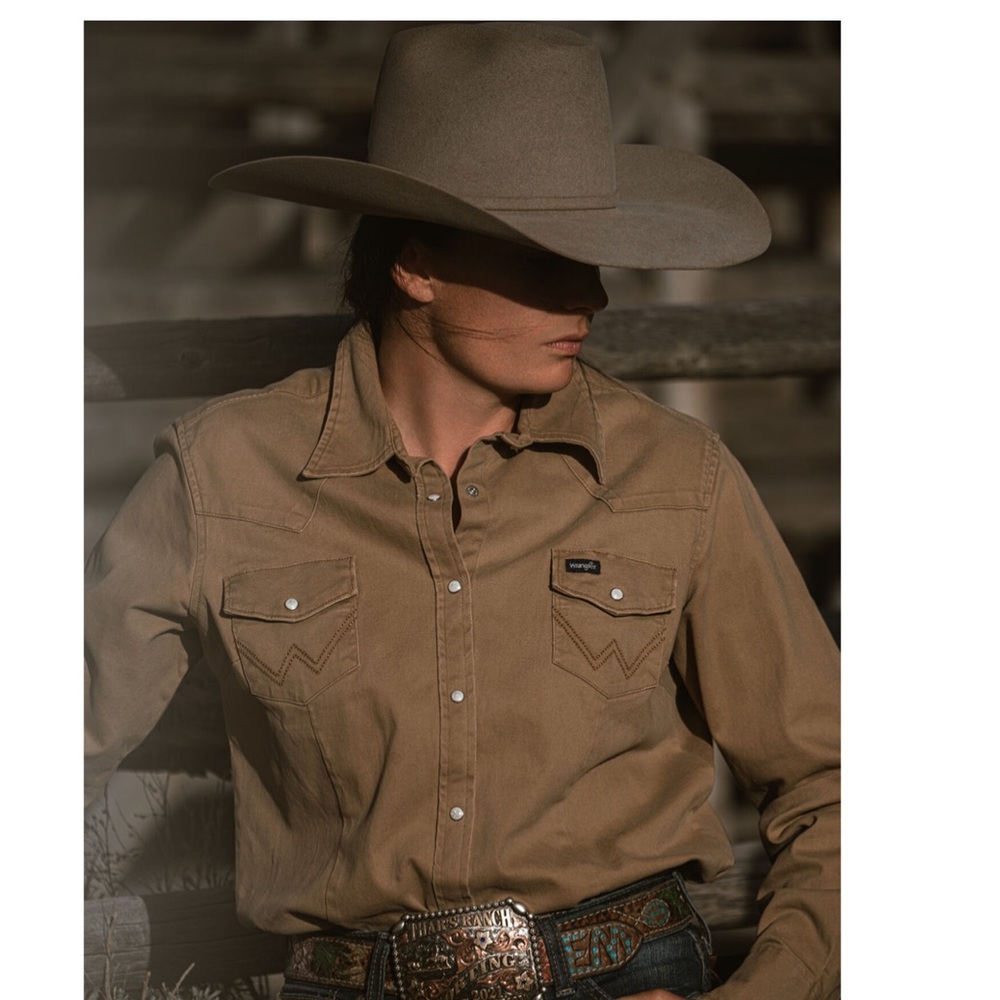 Vintage 90s Wrangler Pearl Snap